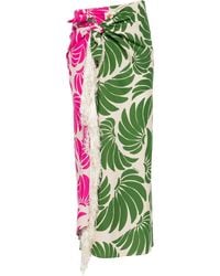 FARM Rio - Banana Wings Midi Skirt - Lyst
