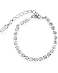 Jimmy Choo - Saeda Crystal-Embellished Bracelet - Lyst