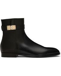 Dolce & Gabbana - Giotto Leather Ankle Boots - Lyst