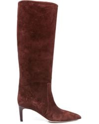 Paris Texas - Botas de ante con tacón de 60 mm y puntera en punta - Lyst