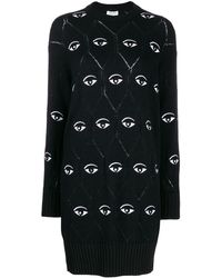 KENZO Eye Logo Jumper Dress - Black