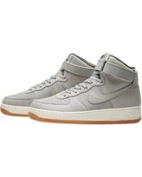 Nike - Air Force 1 Hi "Croc Wolf Gum" Sneakers - Lyst