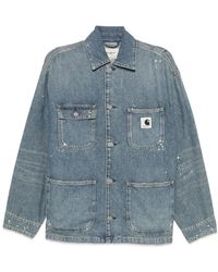 Carhartt - Logo-Patch Denim Jacket - Lyst