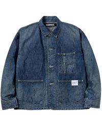 Neighborhood - Paint-Splatter Denim Jacket - Lyst