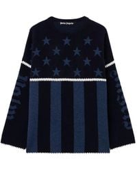 Palm Angels - Stars And Stripes Sweater - Lyst