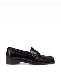 Paris Texas - Dylan Croc-Effect Loafers - Lyst