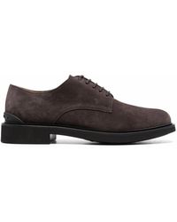 Tod's - Almond-Toe Lace-Up Derby Shoes - Lyst