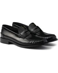Prada - Nero Cuoio Lambskin Loafer - Lyst