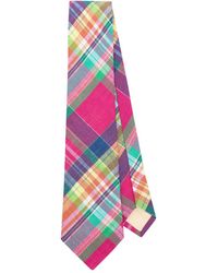 Polo Ralph Lauren - Check-pattern Linen Tie - Lyst