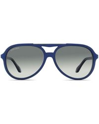 Longines - Pilot-frame Sunglasses - Lyst