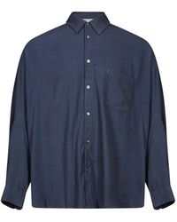 YMC - Patch-Pocket Long-Sleeve Shirt - Lyst