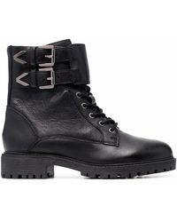 Geox - Lace-Up Leather Boots - Lyst