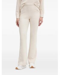 DKNY - Elasticated-Waist Flared Track Pants - Lyst