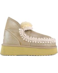 Mou - Bottines Eskimo À Bords Tressés - Lyst