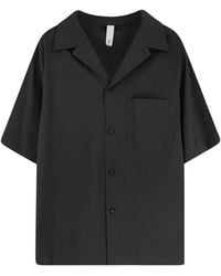 Hevò - Short-Sleeve Bowling-Collar Shirt - Lyst