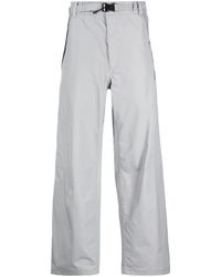 C.P. Company - Metropolis Series Belted Cotton Trousers - Lyst