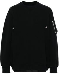 Sacai - Jersey-Sweatshirt im Layering-Look - Lyst