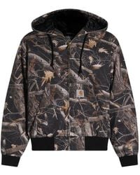 Carhartt - Camouflage-Print Hooded Jacket - Lyst