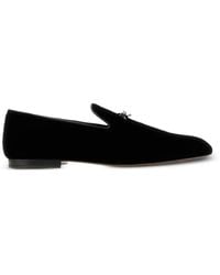 Tom Ford - Bow-Detail Velvet Loafers - Lyst