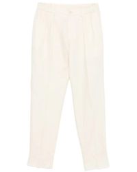 Tagliatore - Pleated Elasticated-Waistband Trousers - Lyst