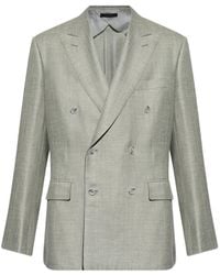 Brioni - Double-Breasted Blazer - Lyst