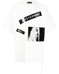 MASTERMIND WORLD - Katoenen T-shirt Met Logoprint - Lyst