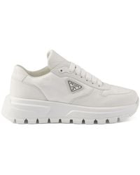 Prada - Prax 01 Re-Nylon And Leather Sneakers - Lyst