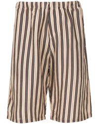 Amir Slama - Short En Coton À Taille Élastiquée - Lyst