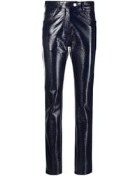 Courreges - Straight-Leg Vinyl Trousers - Lyst
