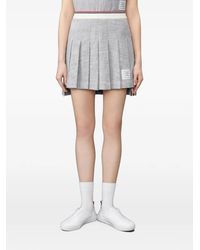 Thom Browne - Cotton Mini Skirt - Lyst
