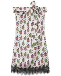 Gcds - Short Dress With Print - Lyst