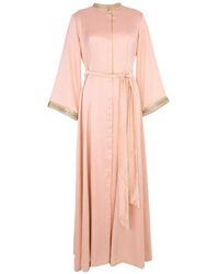 Baruni - Zayna Belted Maxi Dress - Lyst