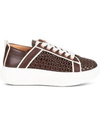 Alexander Smith - Wembley Sneakers Mit Gewebtem Einsatz - Lyst