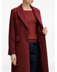 Sisley - Manteau À Simple Boutonnage - Lyst