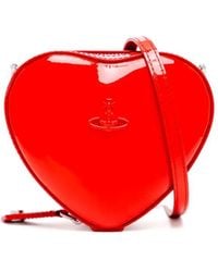 Vivienne Westwood - Mini Heart Patent Crossbody Bag - Lyst