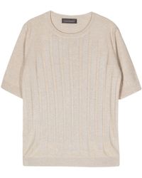 Lorena Antoniazzi - Purl-knit T-shirt - Lyst