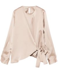 Blanca Vita - Knot-Detail Blouse - Lyst