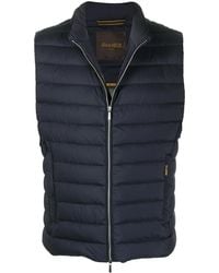 Moorer - Chaleco Acolchado Con Cremallera - Lyst