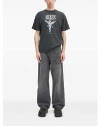 Aries - T-Shirt Con Effetto Vissuto - Lyst