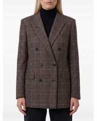 Tagliatore - Double-Breasted Glen Check Blazer - Lyst