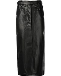 Proenza Schouler - ベルテッド レザースカート - Lyst
