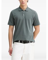 Marc O' Polo - Check-Patterned Short-Sleeve Polo Shirt - Lyst