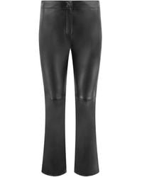 Max Mara - Trainingsbroek Met Leren Effect - Lyst
