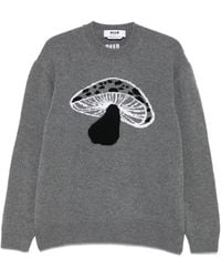 MSGM - Jersey con champiñones en intarsia - Lyst