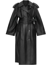 Balenciaga - Lambskin Trench Coat - Lyst