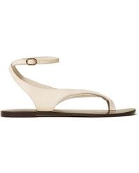 Twinset - Ankle-Strap Leather Sandals - Lyst