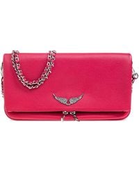 Zadig & Voltaire - Rock Leather Shoulder Bag - Lyst