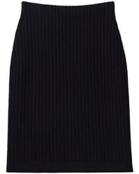 St. John - Ribbed-Knit Skirt - Lyst