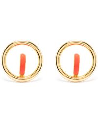 Charlotte Chesnais - Saturn Blow Hoop Earrings - Lyst