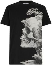 Philipp Plein - Round Neck T-Shirt Ceramic Skull - Lyst